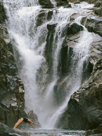 Hike to Big Rock Falls