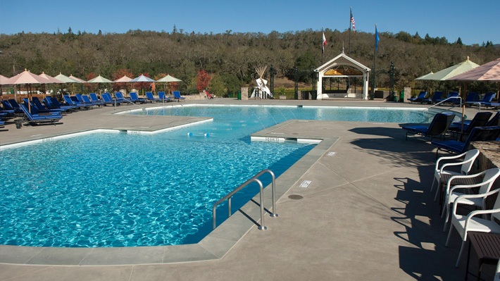 The pool at francis ford coppola winery #8