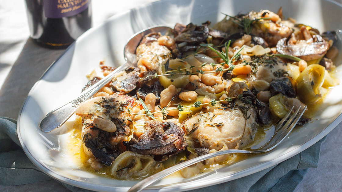 Fennel and Mushroom Chicken