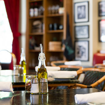 Table setting at Cafe Zoetrope