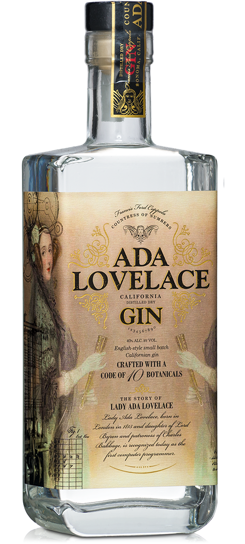 Ada Lovelace Gin Bottle Shot