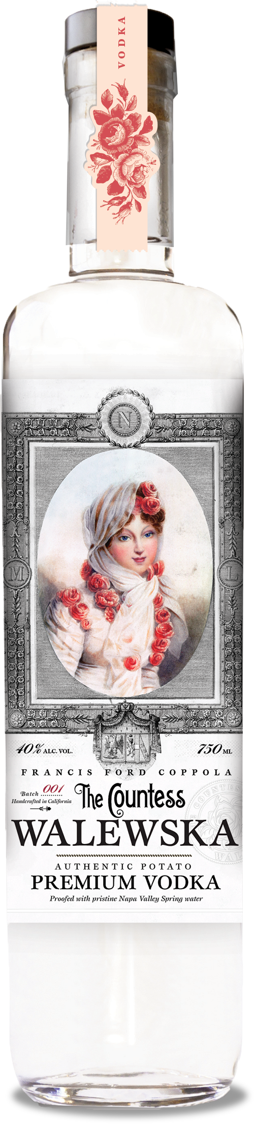 The Countess Walewska Premium Vodka Bottle shot