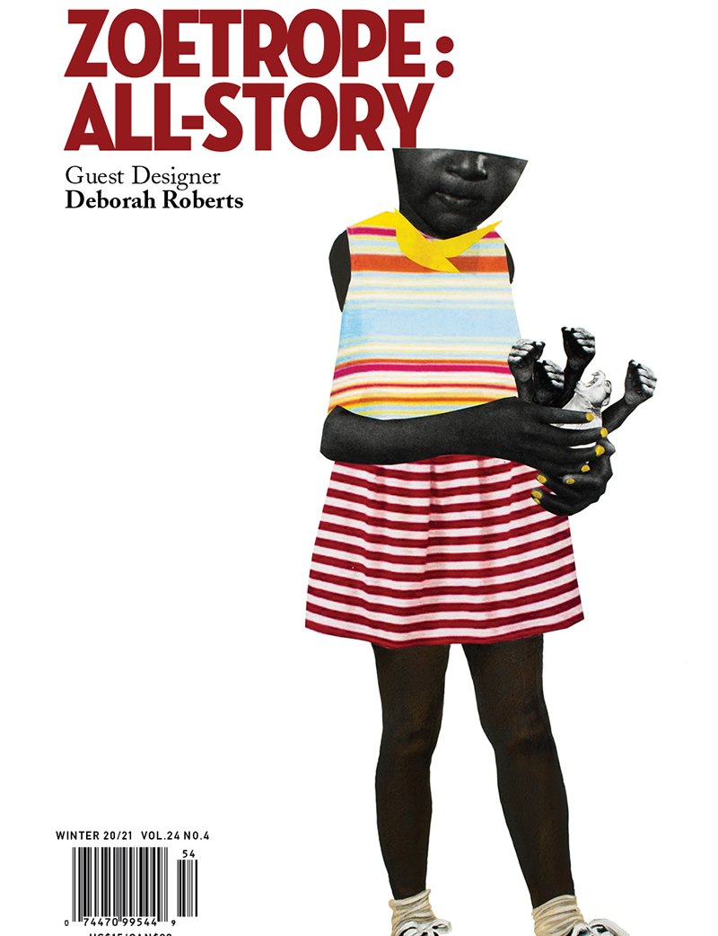 Cover Artwork by guest designer Deborah  Roberts 
